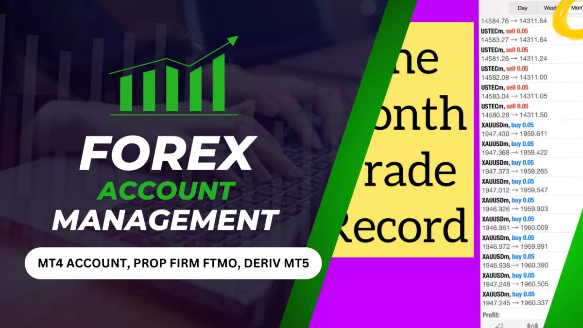 Manage and Also Pass your FTMO, PROP FIRM or Forex Challenge