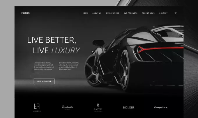 I will create luxury and premium website