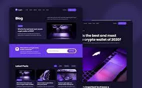 create a crypto wordpress website or ico landing page